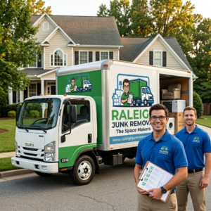 Photo of team with truck 